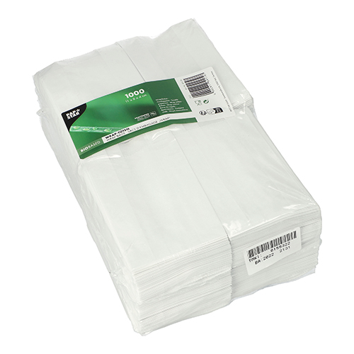 1000 Wrap-Tüten 11 cm x 8 cm x 4 cm weiss 160000 Wrap-Tüten 11 cm x 8 cm x 4 cm weiss