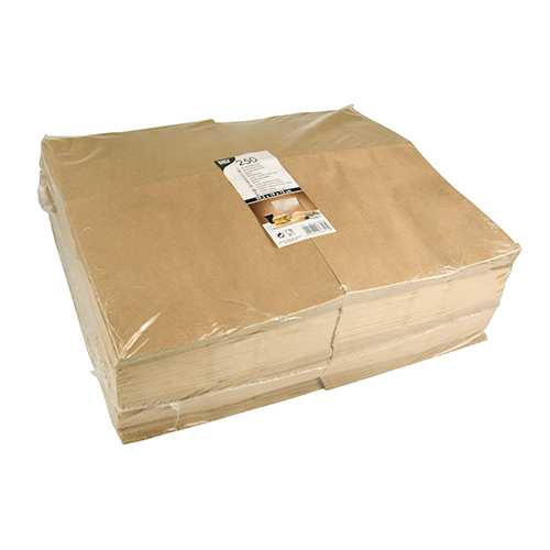 9000 Blockbodenbeutel, Kraftpapier 29,5 cm x 19 cm x 12 cm braun