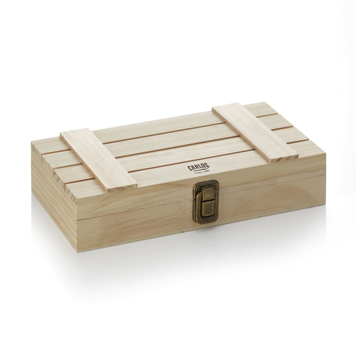 Steakmesserbox CARLOS, mit 6 Messern, 23 cm, Kiefernholz