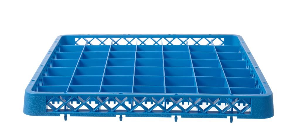 Aufsatz für Geschirrspülkorb, HENDI, 49 Fächer 62x62mm, 500x500x(H)45mm