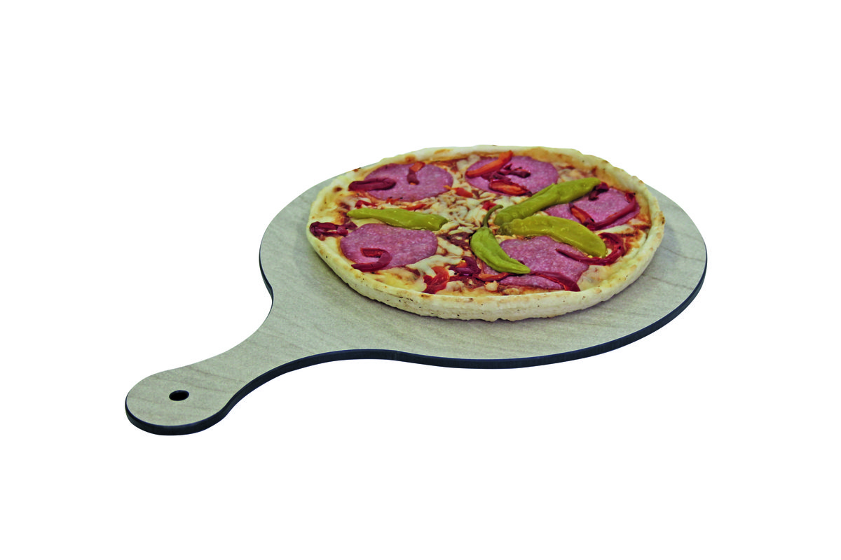 Auslagetablett "Sahara light" rund mit Griff Auslagetablett "Sahara light" rund mit Griff