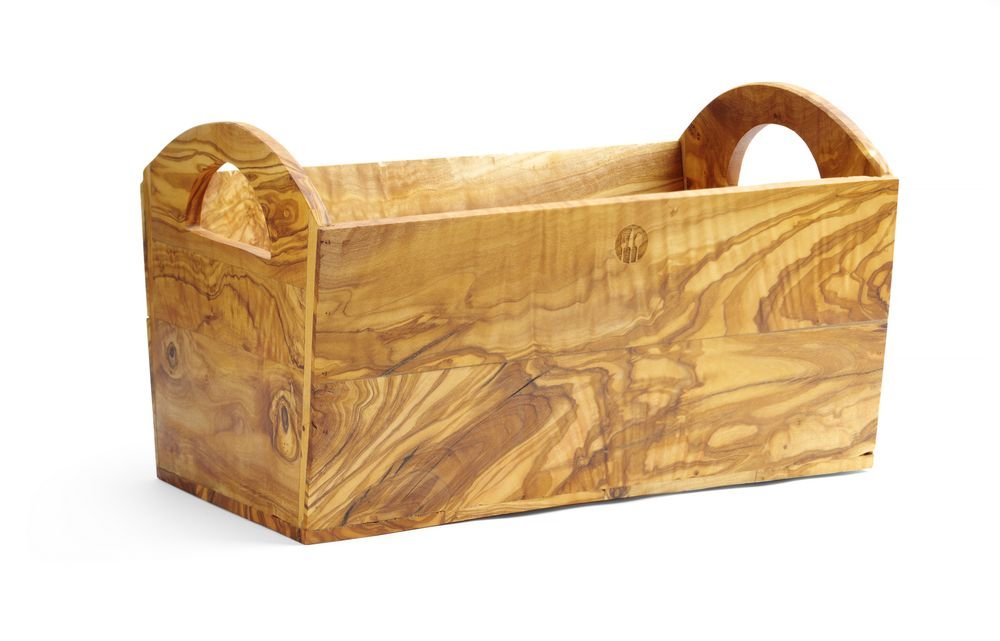 Brotkasten aus Olivenholz, HENDI, 245x198x(H)194mm Brotkasten aus Olivenholz, HENDI, 245x198x(H)194mm