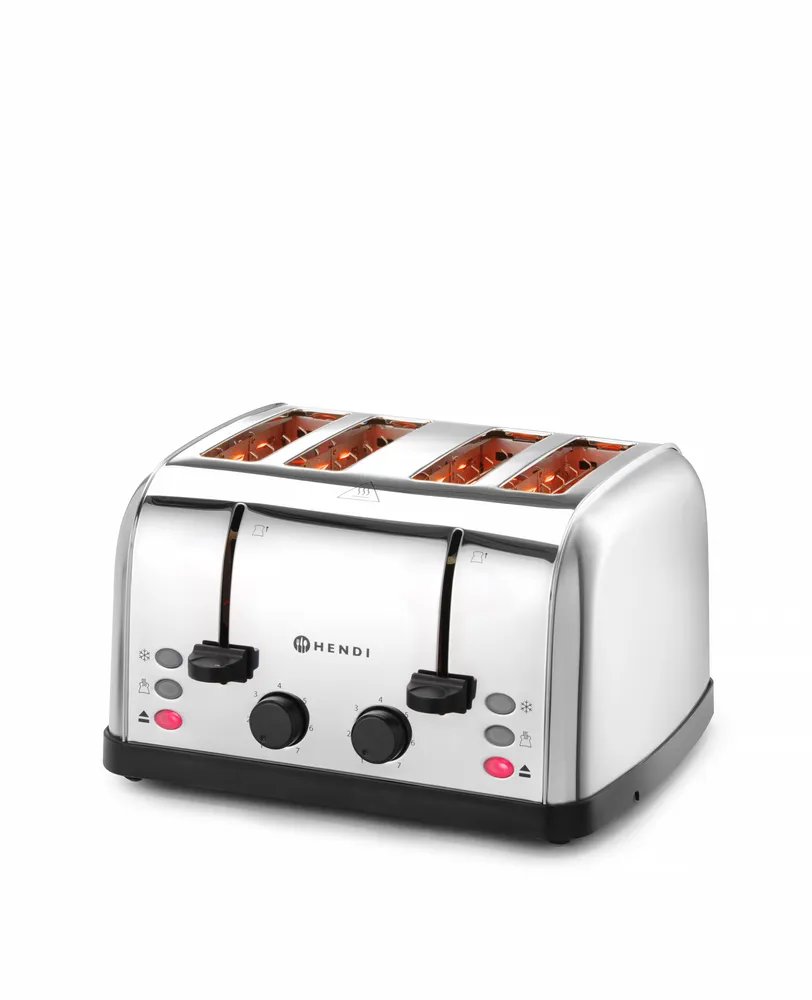 Toaster 4-fach, 240V/1500W, 295x335x(H)180mm