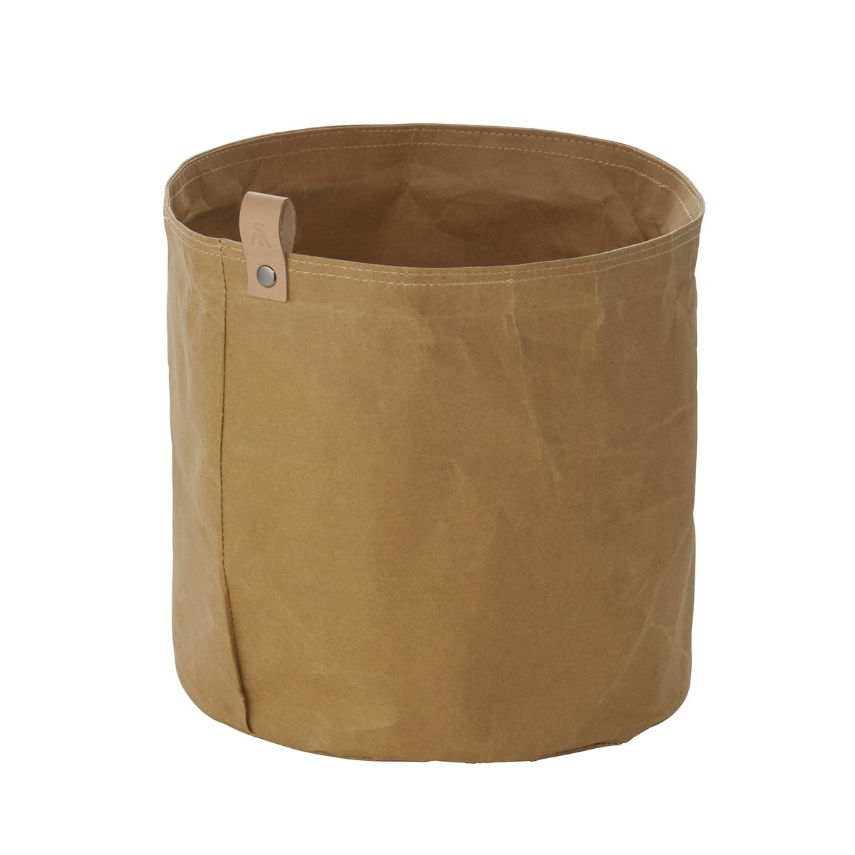 Brottasche CRAFT & CRUMBLE, Ø 24 cm, Höhe 24 cm, khaki, Kraft Paper