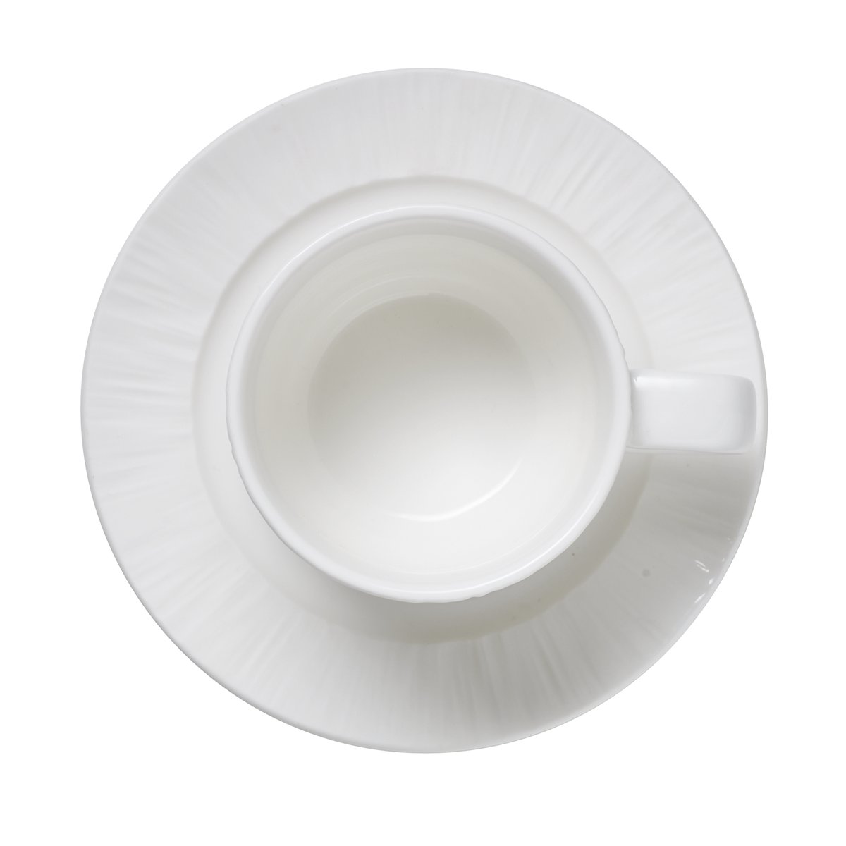 Obertasse mit Untertasse Set MAYA SHIRO, 240 ml, weiß Obertasse mit Untertasse Set MAYA SHIRO, 240 ml, weiß