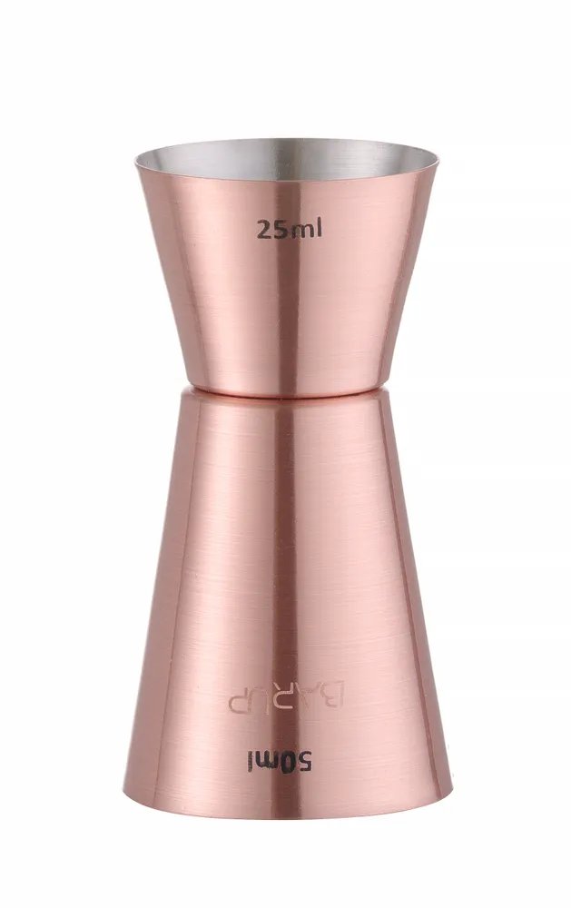Barmaß 25/50 ml, BarUp, Kupfer, ⌀42x(H)86mm