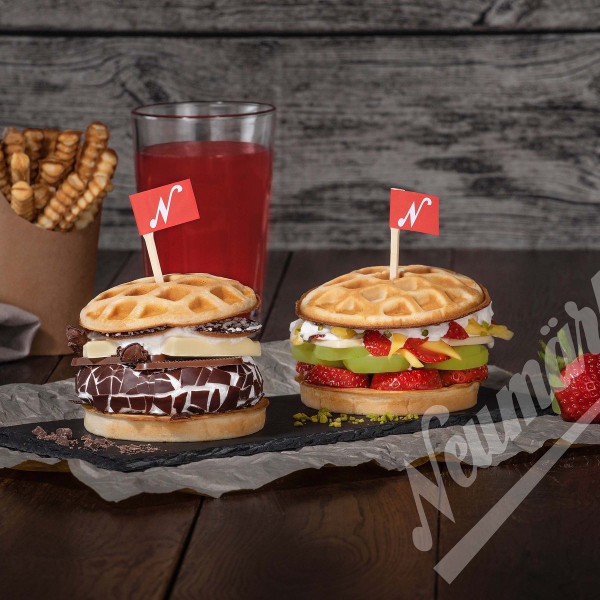 Waffel-Burger Wechselplatten für Thermocook®