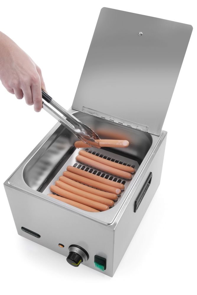 Würstchenwärmer 10 Liter, HENDI, Kitchen Line, 10L, 230V/1000W, 405x290x(H)254mm