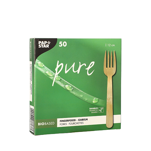84000 Fingerfood - Gabeln, Bambus "pure" 12 cm