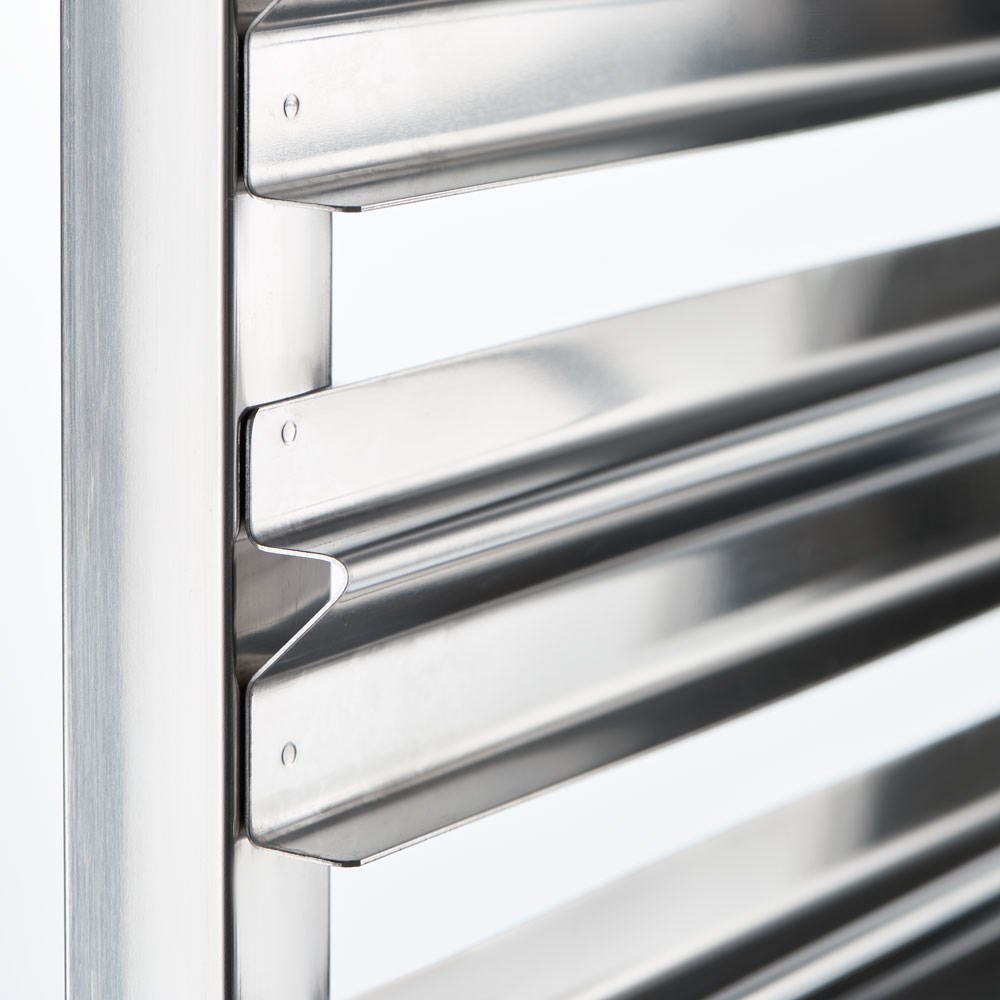 Tablettwagen aus Edelstahl, passend für 14 x GN 1/2, 590 x 670 x 1735 mm (BxTxH) Tablettwagen aus Edelstahl, passend für 14 x GN 2/1, 590 x 670 x 1735 mm (BxTxH)