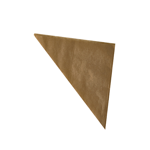 140000 Spitztüten, Pergament-Ersatz 27 cm x 19 cm x 19 cm braun Füllinhalt 125 g, fettdicht