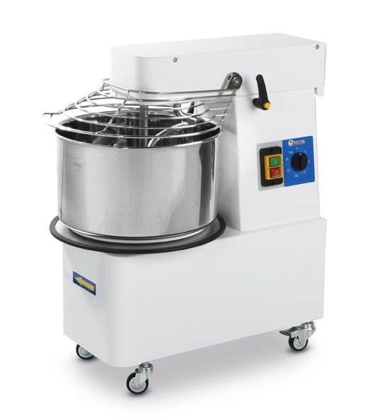 Spiralmischer mit steigendem Kopf und herausnehmbarer Schüssel, HENDI, 56 kg/h, 22L, 230V/750W, 400x672x(H)730mm