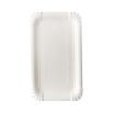 30000 Teller, Pappe "pure" eckig 13 cm x 20 cm weiss