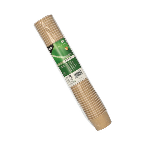 50 Portionsbecher, Pappe 45 ml Ø 6 cm · 4,1 cm braun 20000 Portionsbecher, Pappe 45 ml Ø 6 cm · 4,1 cm braun