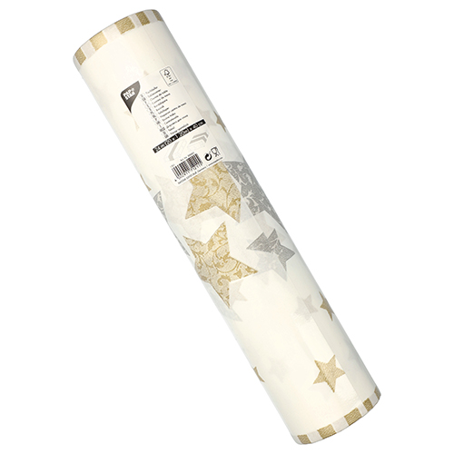 180 Tischläufer, stoffähnlich, Airlaid 24 m x 40 cm "Stardust"