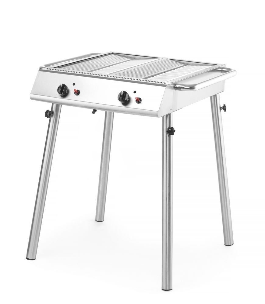 Gasgrill Xantos, HENDI, 9,5kW, 770x710x(H)870mm