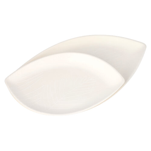 6000 Teller "Folia" Zuckerrohr oval 23,6 cm x 35,6 cm