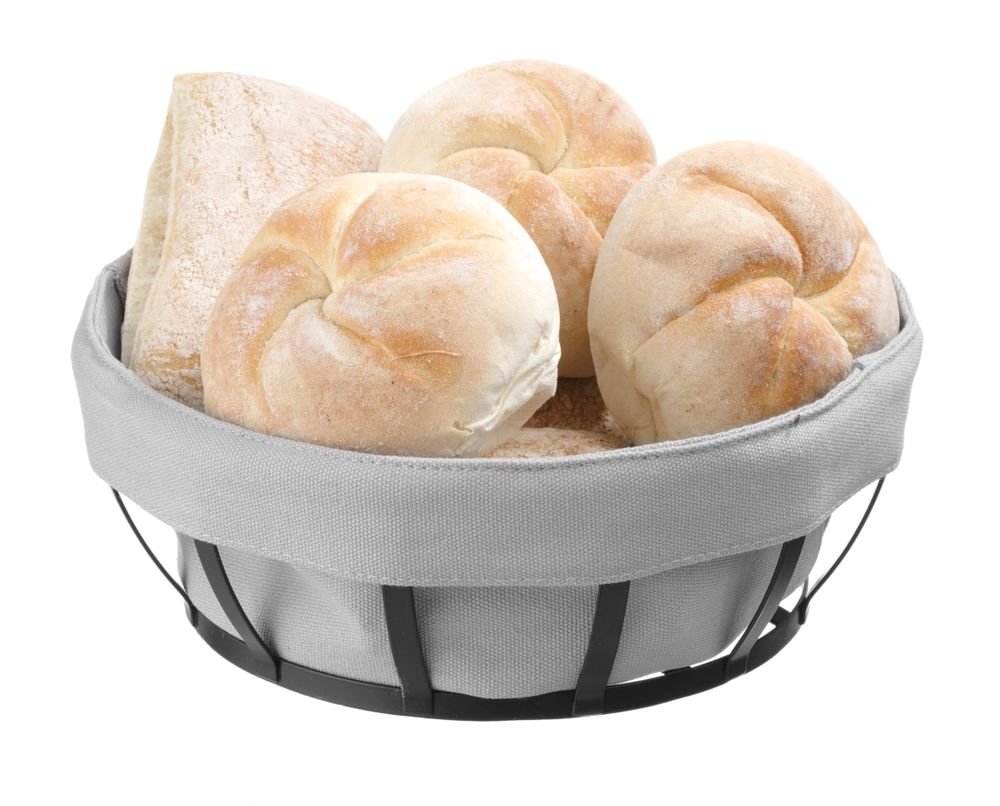 Brotkorb mit Beutel, HENDI, rund, 220x220x(H)80mm Brotkorb mit Beutel, HENDI, quadratisch, 190x190x(H)100mm