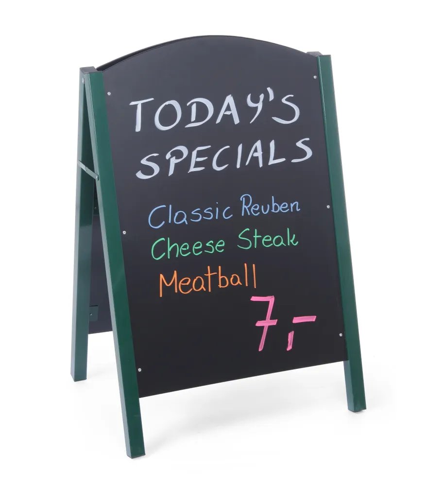 Kundenstopper Kreidetafel, 700x500x(H)1100mm Kundenstopper Kreidetafel, 700x500x(H)1100mm