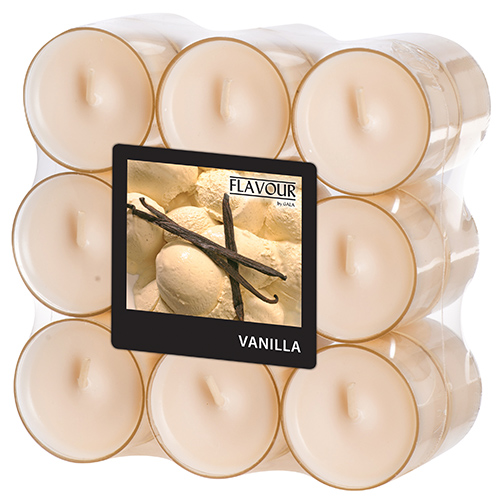10368 "Flavour by GALA" Duftlichte Ø 38 mm · 24 mm creme - Vanilla in Polycarbonathülle
