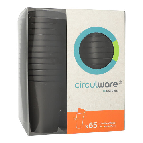 Circulware by Haval Mehrweg-Automatenbecher rund 0,18 l Ø 7 cm · 8,7 cm