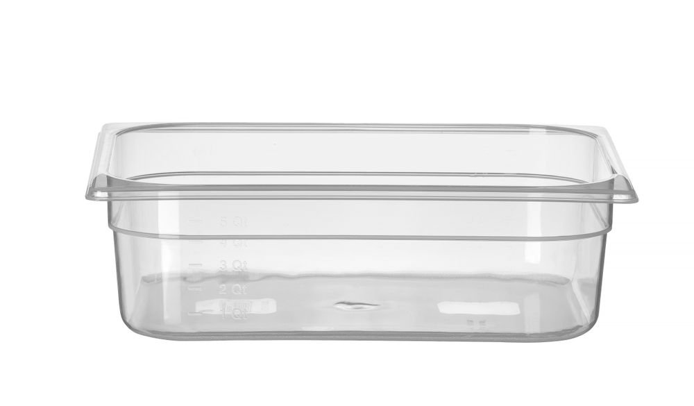 Gastronorm-Behälter 1/2, HENDI, Profi Line, GN 1/2, 6,5L, Transparent, 325x265x(H)100mm