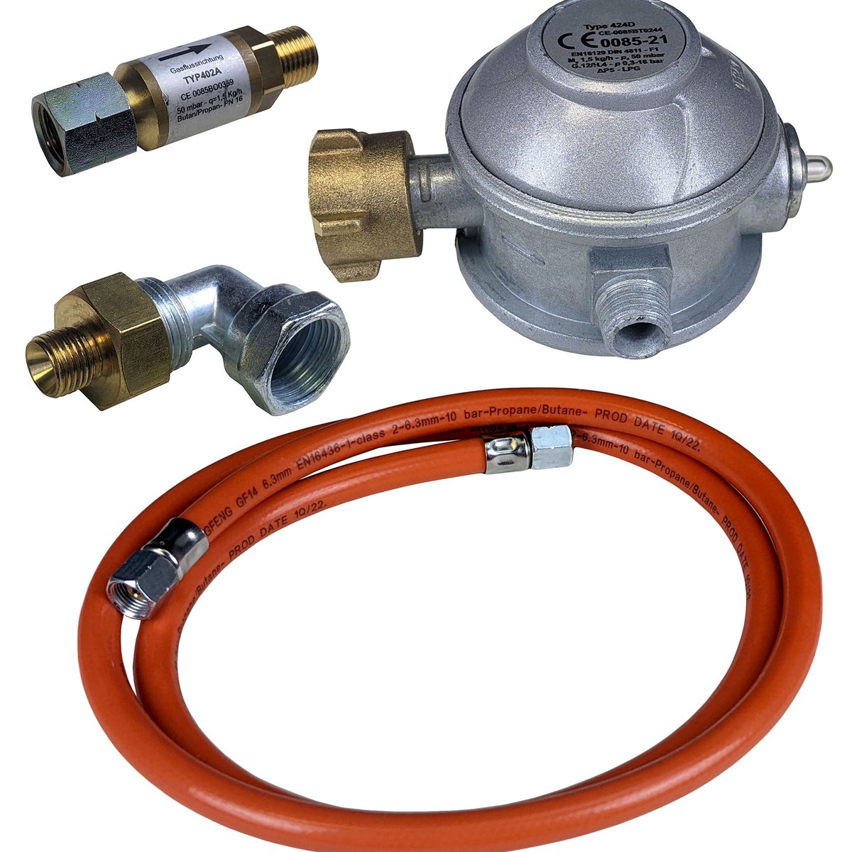 Anschlussset für Gas-Crêpesgeräte Anschlussset für Gas-Crêpesgeräte