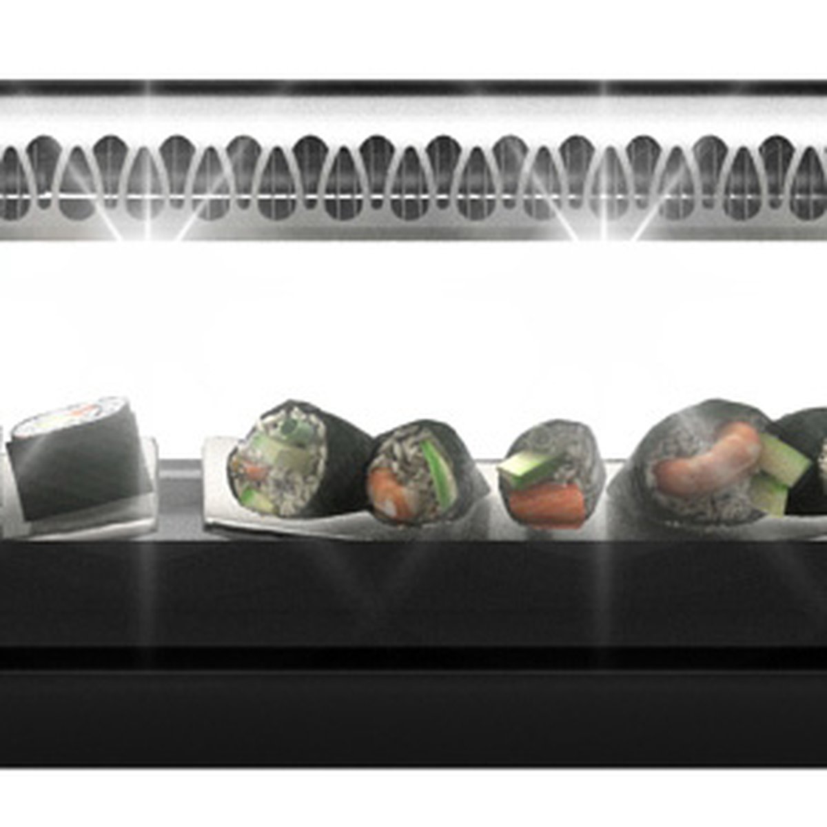 Royal Cooling Sushi 8 8x GN 1/3 x 40 mm, Kompressor rechts Royal Cooling Sushi 8 8x GN 1/3 x 40 mm, Kompressor rechts