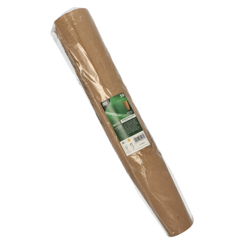 8000 Pommes-Frites-Schütte, Pappe rund Ø 6 cm · 17,7 cm braun groß