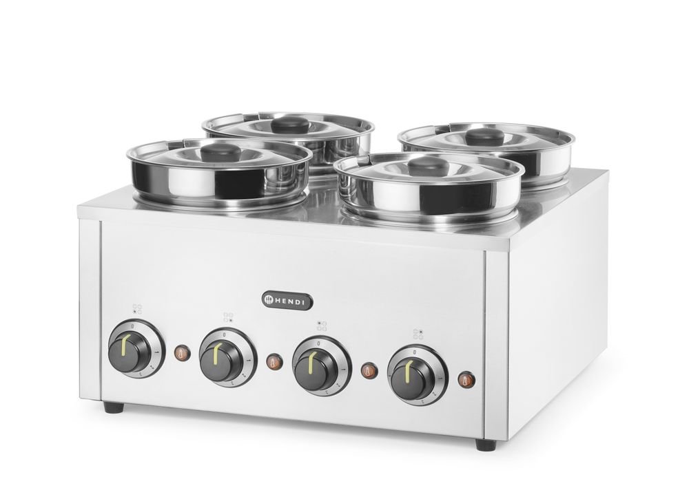 Thermosystem, vierfach, HENDI, 16L, 220-240V/800W, 506x509x(H)298mm Thermosystem, vierfach, HENDI, 16L, 220-240V/800W, 506x509x(H)298mm