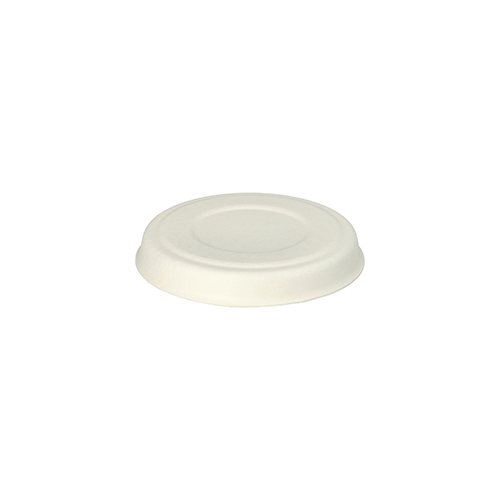 24500 Deckel für Dressingschalen Zuckerrohr "pure" Ø 7,5 cm weiss