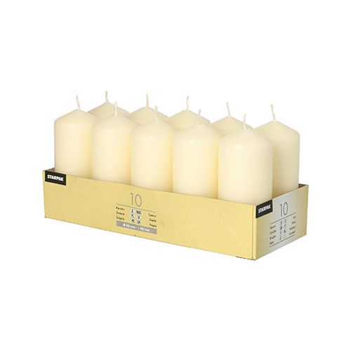 3960 Stumpenkerzen Ø 40 mm · 90 mm creme