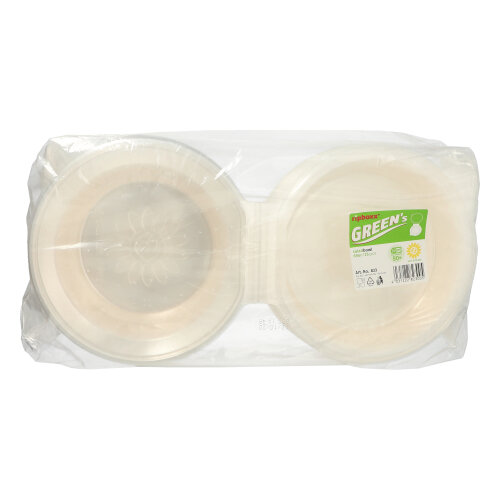 Feinkost- und Salatschalen mit Klappdeckel PP rund 1400 ml 11 cm x 22 cm x 21,5 cm Feinkost- und Salatschalen mit Klappdeckel PP rund 1400 ml 11 cm x 22 cm x 21,5 cm