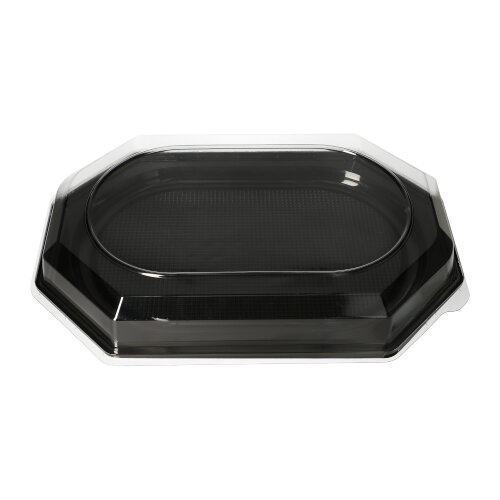 1600 Servierplatten, PET 45 cm x 30 cm schwarz