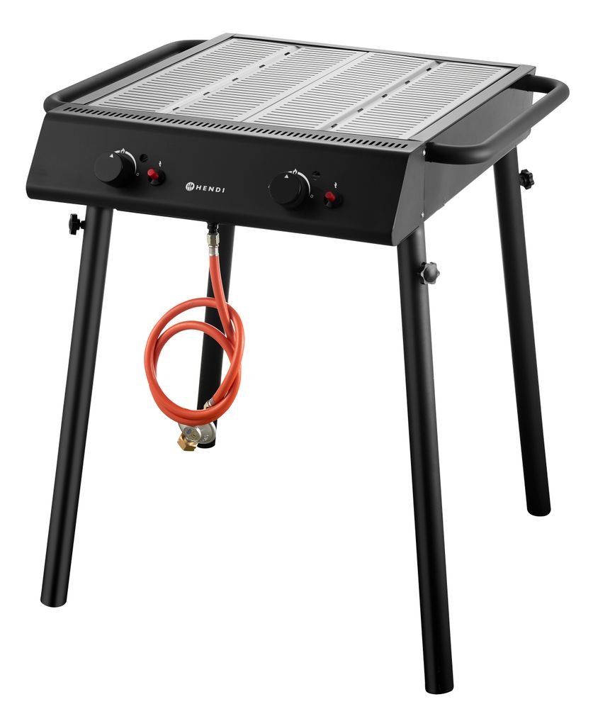 Gasgrill Xantos Black, HENDI, Schwarz, 9,5kW, 770x710x(H)870mm Gasgrill Xantos Black, HENDI, Schwarz, 9,5kW, 770x710x(H)870mm