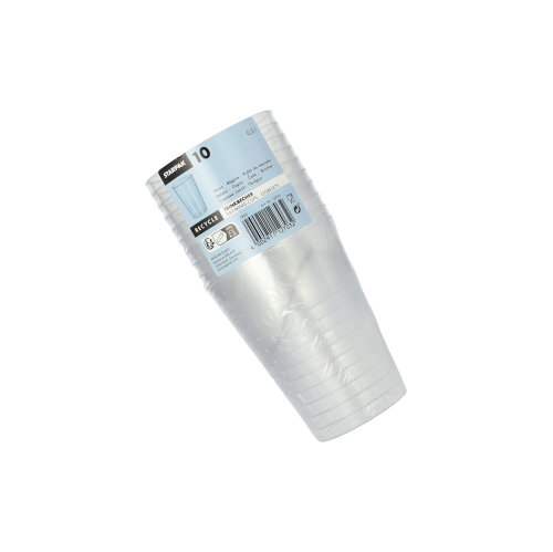 9000 Trinkbecher, PS 0,2 l Ø 7,5 cm · 9,7 cm glasklar
