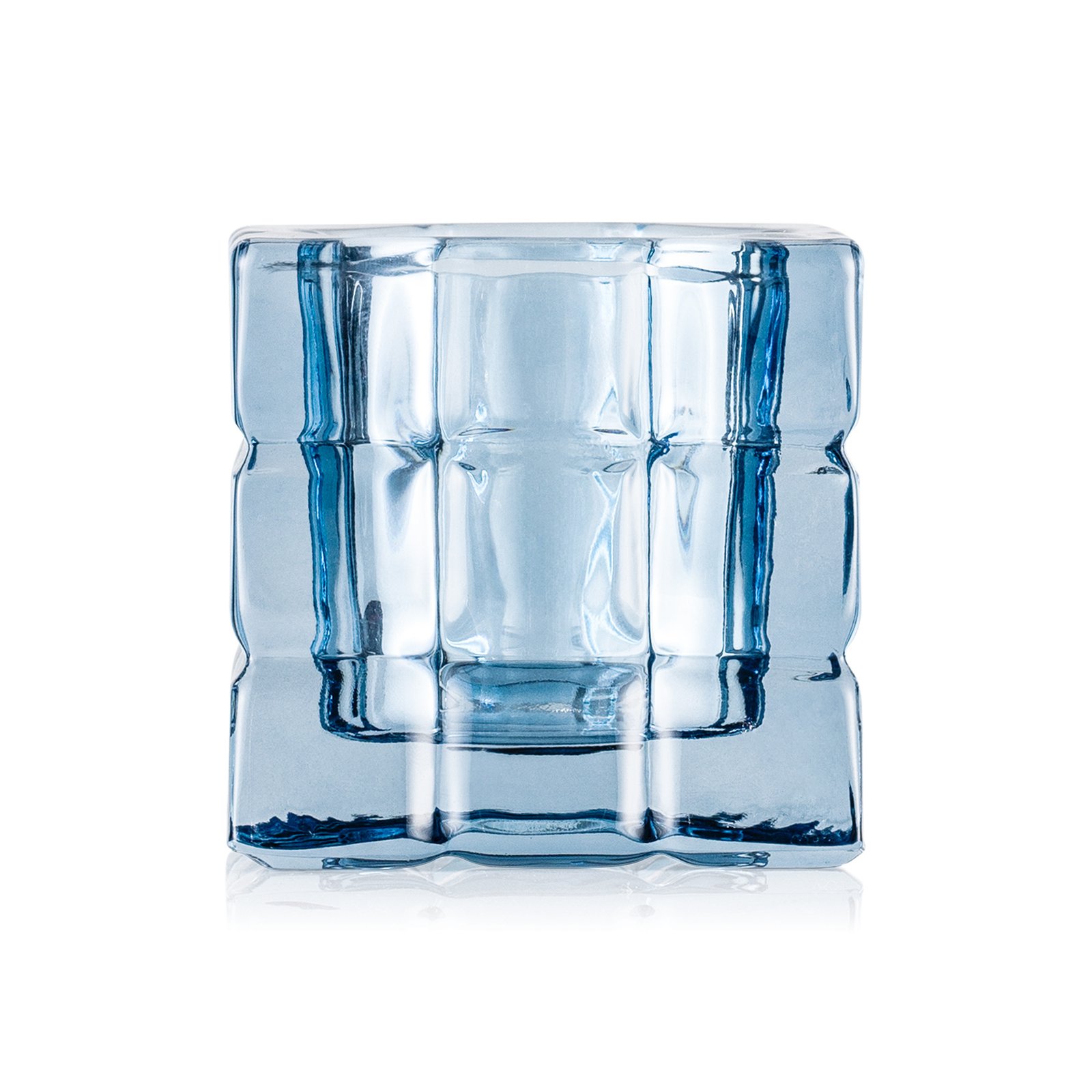 Cube Steel Blue YUYU, 6,5 x 6,5 x 6,5 cm Cube Steel Blue YUYU, 6,5 x 6,5 x 6,5 cm