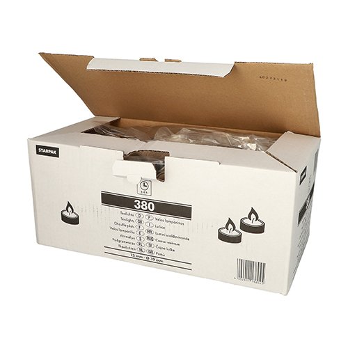 22800 Teelichte Ø 39 mm · 15 mm weiss