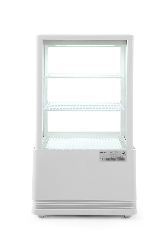Aufsatz-Kühlvitrine 58 Liter, Arktic, Weiß, 230V/170W, 452x406x(H)830mm