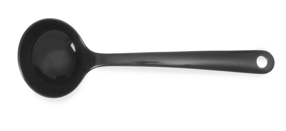 Saucenlöffel, HENDI, 0,07L, Schwarz, 235x75mm