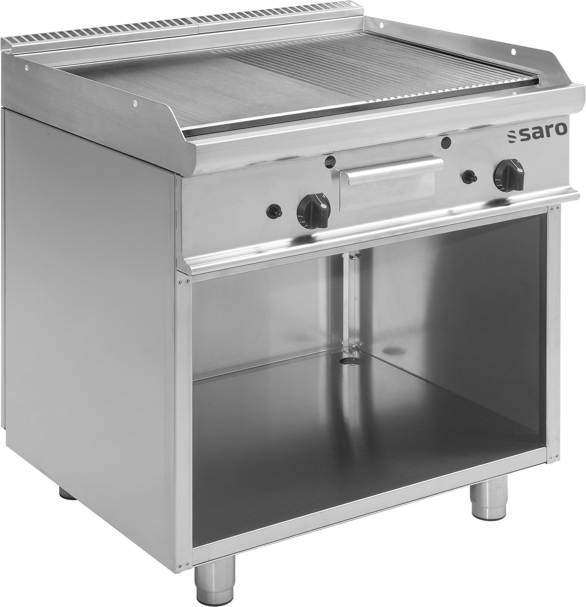 Gas-GriddleplattemitoffenemUnterbau,ModellE7/KTG2BAM