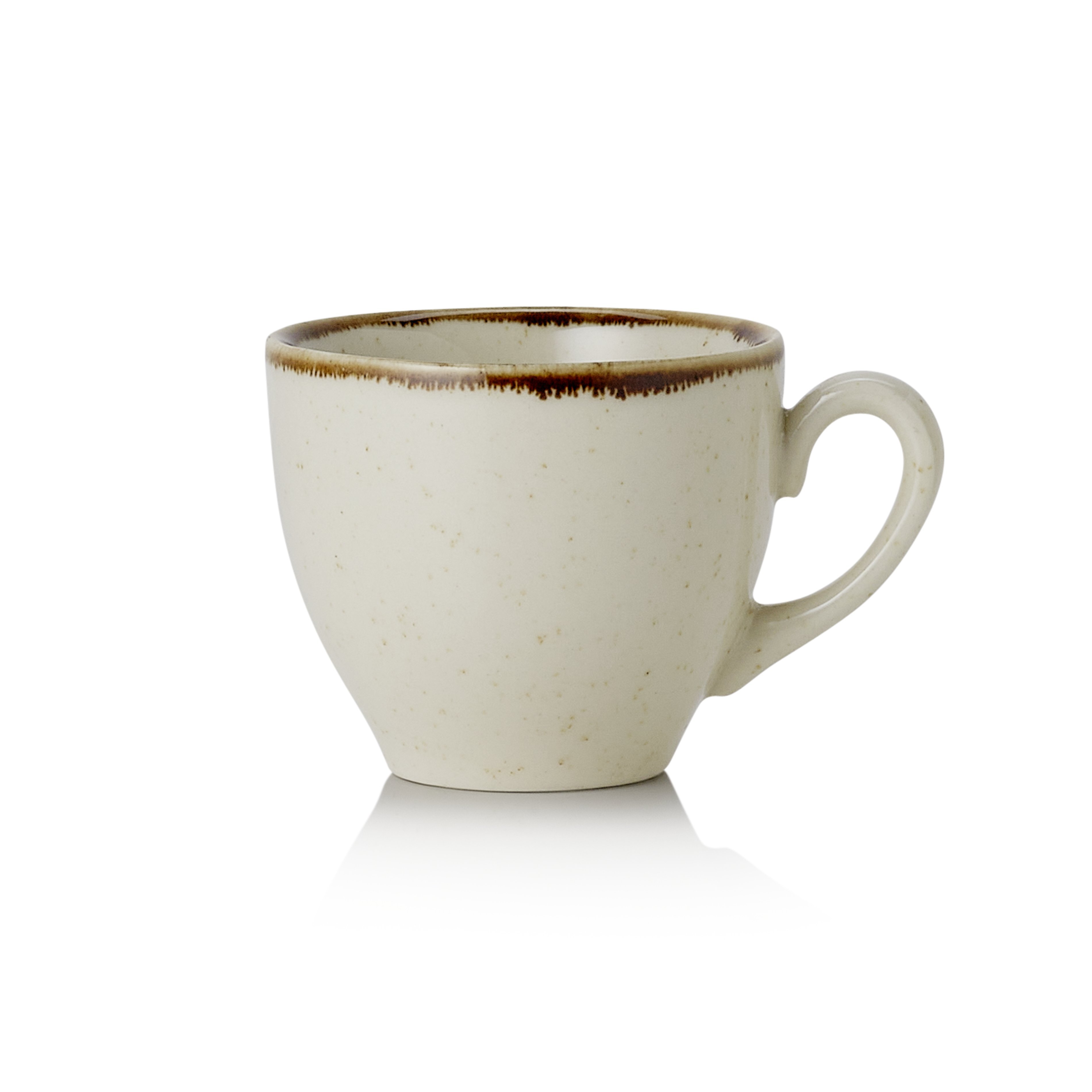 Espresso- und Untertasse 0,1 L, 6 Stk., (H) 7,5 cm