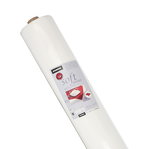 48 Tischdecke, stoffähnlich, Vlies "soft selection" 25 m x 1,18 m weiss