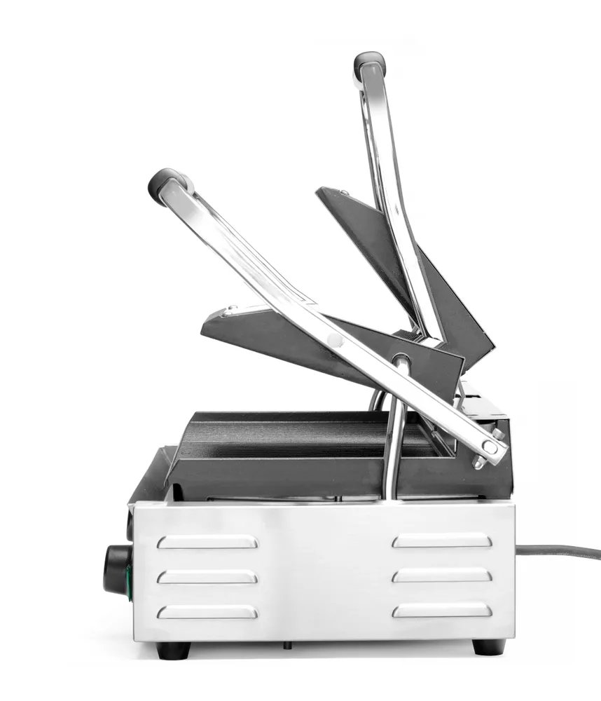 Kontaktgrill - Doppelversion, gerillte Ausführung, oben und unten gerillt, 230V/3600W, 570x375x(H)216mm