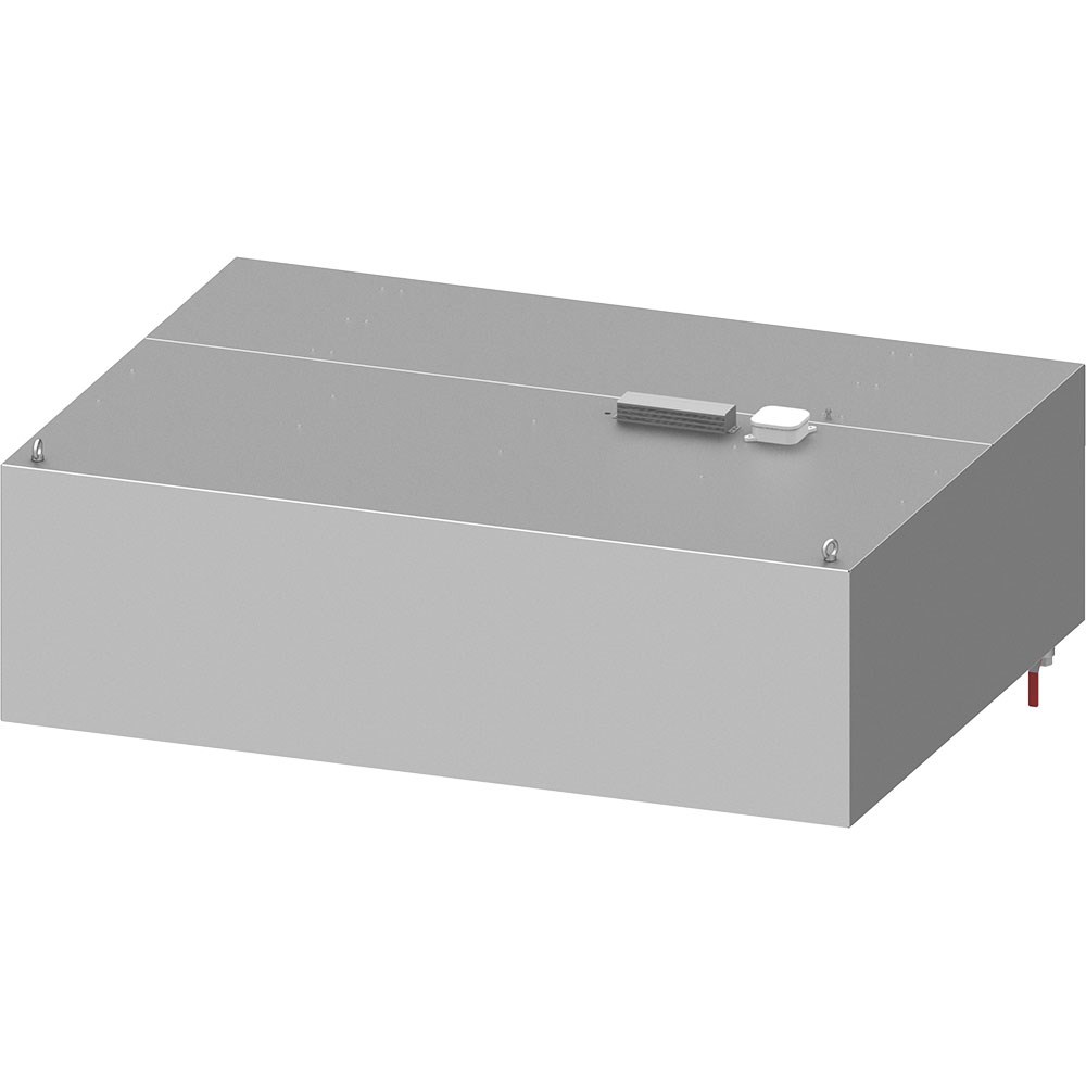 Induktions-Wandhaube "Basic Line", Kastenform 1600 mm x 1100 mm mit Flammschutzfilter Typ B Induktions-Wandhaube "Basic Line", Kastenform 1900 mm x 1400 mm mit Flammschutzfilter Typ B