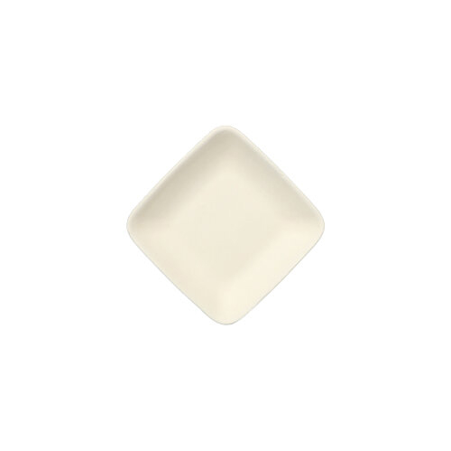 54000 Fingerfood - Teller, Zuckerrohr "pure" eckig 6,5 cm x 6,5 cm weiss