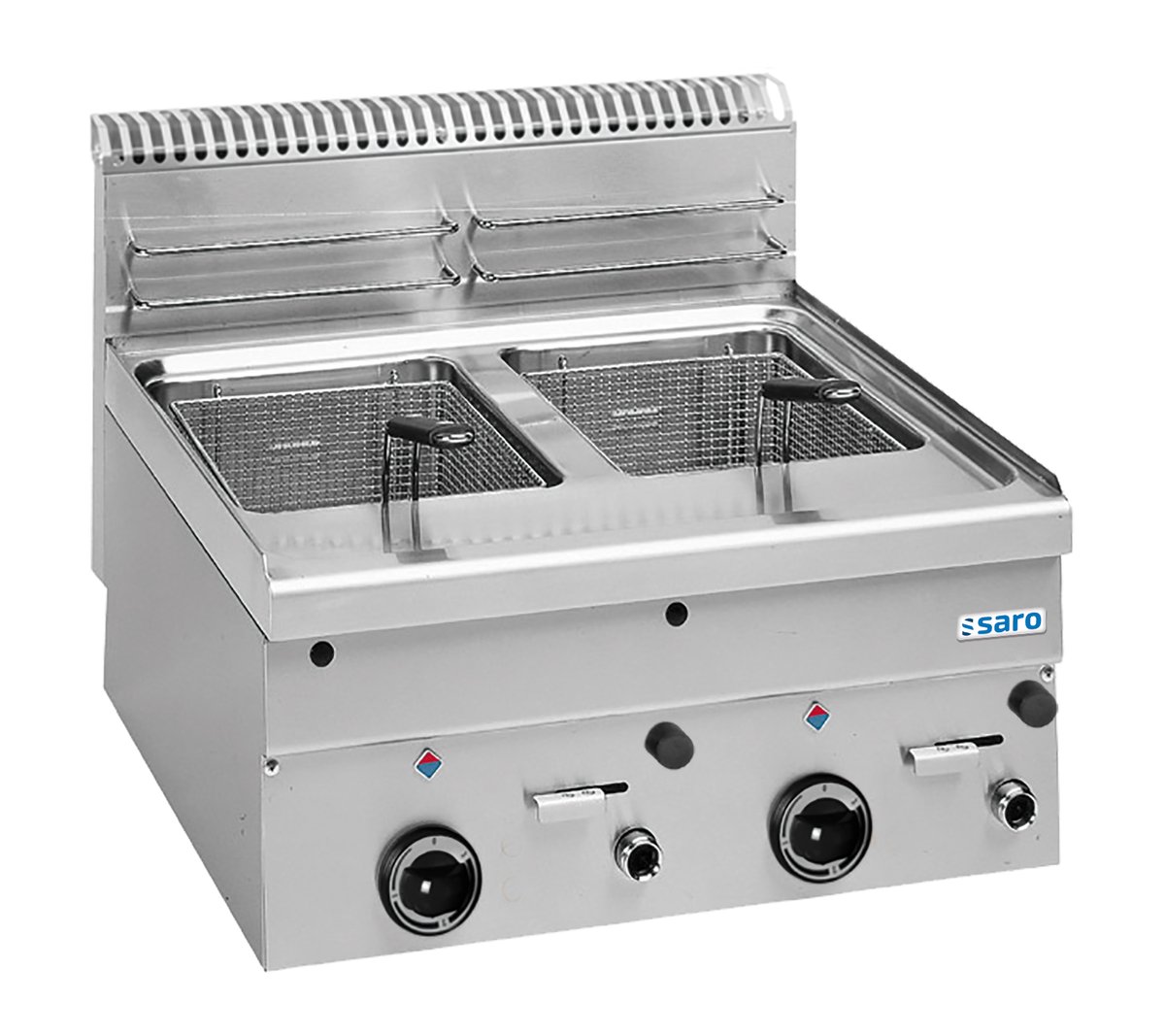 Gas-Fritteuse8+8LAuftisch600LineModellGF66