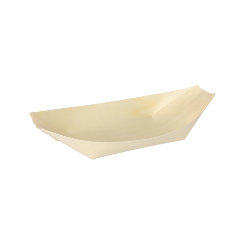 10000 Fingerfood - Schalen, Holz "pure" 19 cm x 10 cm "Schiffchen"