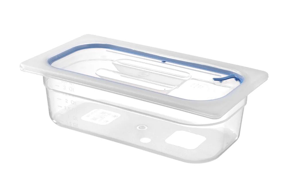 Gastronorm Deckel, luftdicht verschließbar, GN 1/3, Transparent, 325x176mm