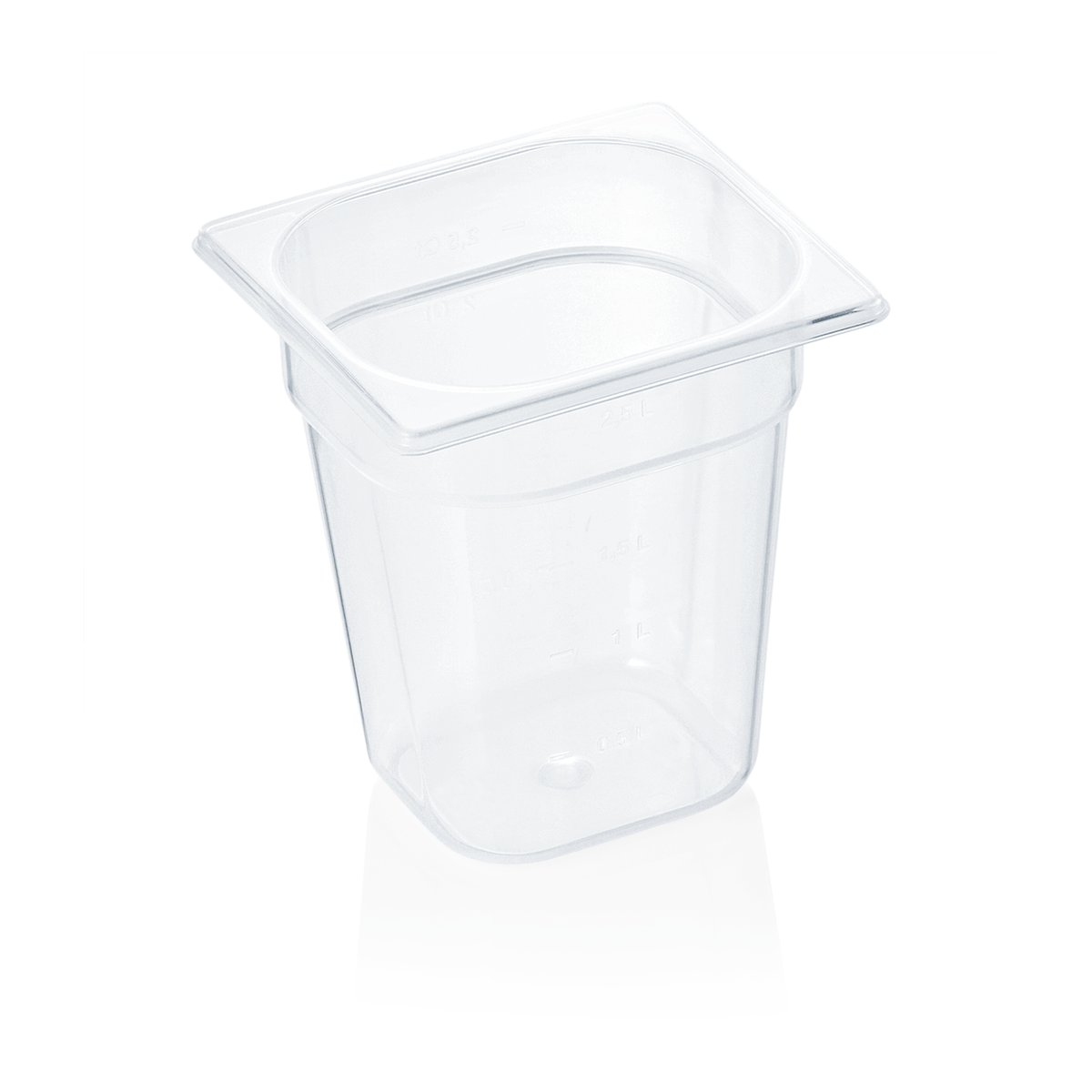 GN 1/6 Behälter 2,8 L, (H) 20 cm GN 1/6 Behälter 2,8 L, (H) 20 cm